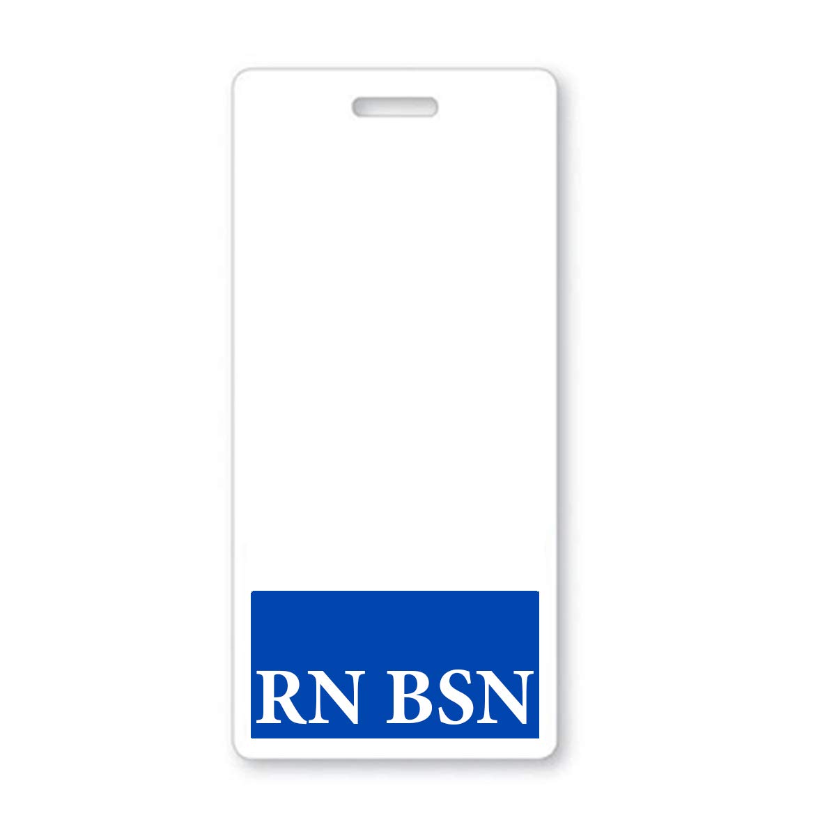 RN BSN Badge Buddy - Heavy Duty Spill Proof & Tear Resistant Name Tag - Quick Role Identifier for BSN Registered Nurse -